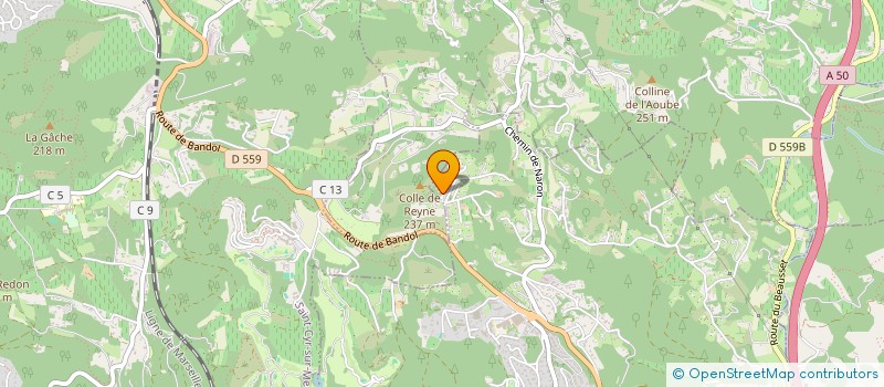 localisation de l'entreprise MONSIEUR BRUNO QUENEL  BANDOL