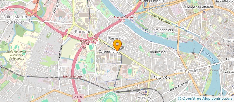 localisation de l'entreprise MONSIEUR BRUNO QUENTIN à TOULOUSE