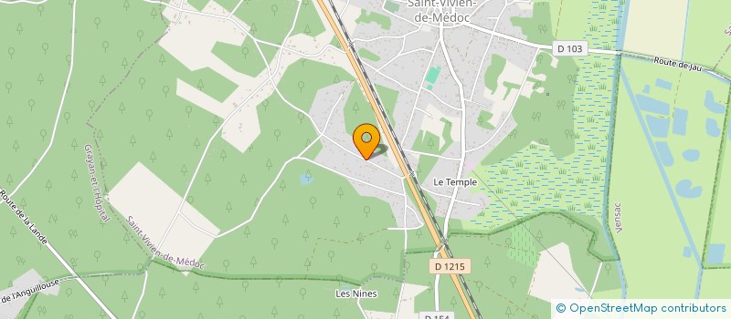 localisation de l'entreprise MONSIEUR BRUNO QUERE  SAINT-VIVIEN-DE-MEDOC