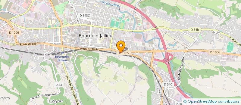 localisation de l'entreprise MONSIEUR BRUNO QUERET à BOURGOIN-JALLIEU