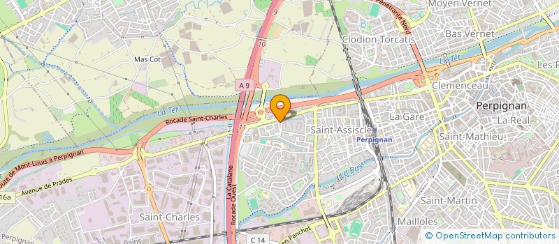 localisation de l'entreprise MONSIEUR BRUNO QUINTANA  PERPIGNAN