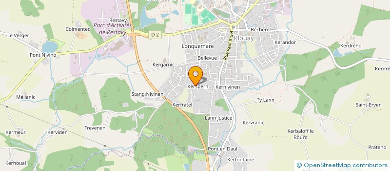 localisation de l'entreprise MONSIEUR BRUNO QUINTIN à PLOUAY