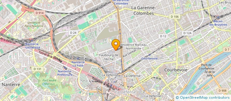 localisation de l'entreprise MONSIEUR BRUNO RABOIN à COURBEVOIE