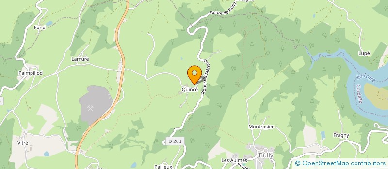 localisation de l'entreprise MONSIEUR BRUNO RACINE  BULLY