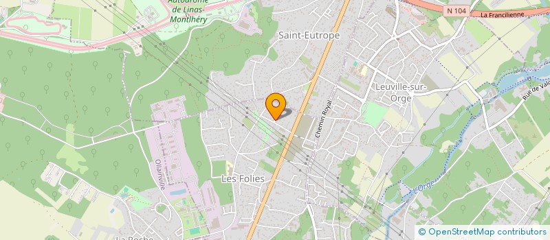localisation de l'entreprise MONSIEUR BRUNO RAFFENNE à SAINT-GERMAIN-LES-ARPAJON