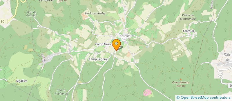 localisation de l'entreprise MONSIEUR BRUNO RAMAIN  ISSIRAC