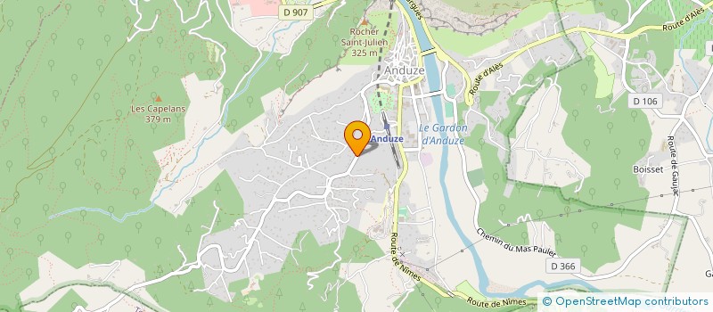 localisation de l'entreprise MONSIEUR BRUNO RANC  BOISSET-ET-GAUJAC