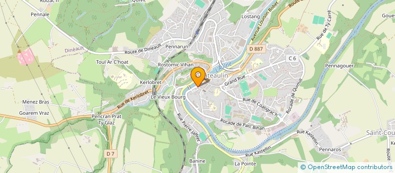 localisation de l'entreprise MONSIEUR BRUNO RANDEL  CHATEAULIN