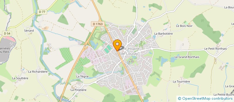 localisation de l'entreprise MONSIEUR BRUNO RAOULT à MONTAIGU-VENDEE