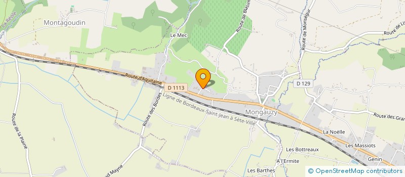 localisation de l'entreprise MONSIEUR BRUNO RAVENET  MONGAUZY