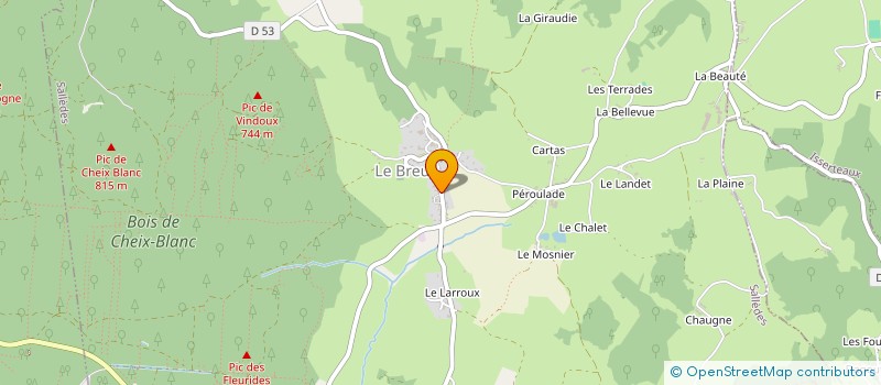 localisation de l'entreprise MONSIEUR BRUNO RAY  SALLEDES