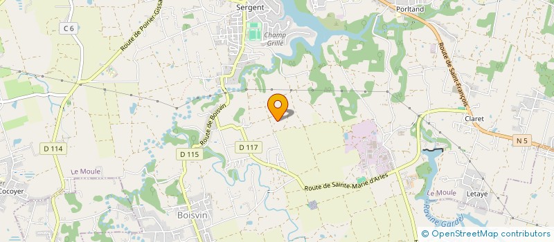 localisation de l'entreprise MONSIEUR BRUNO RAYAPIN à LE MOULE