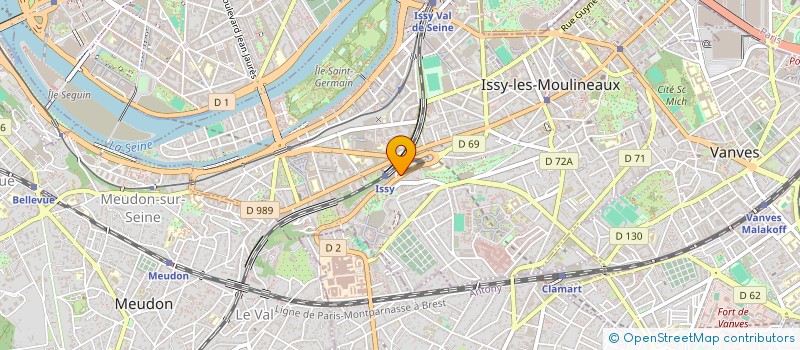localisation de l'entreprise MONSIEUR BRUNO RAYMOND à ISSY-LES-MOULINEAUX