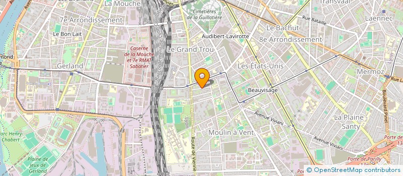 localisation de l'entreprise MONSIEUR BRUNO RAZUREL  VENISSIEUX