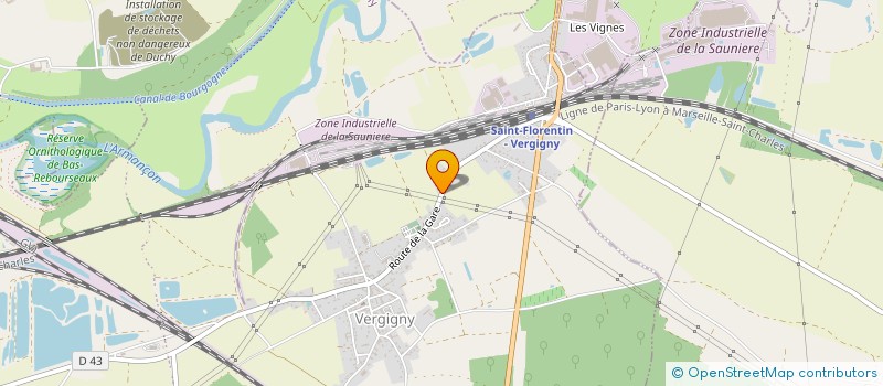 localisation de l'entreprise MONSIEUR BRUNO REBIMBAS TAVARES  VERGIGNY