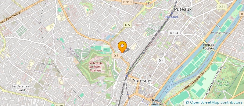 localisation de l'entreprise MONSIEUR BRUNO REDIER à SURESNES