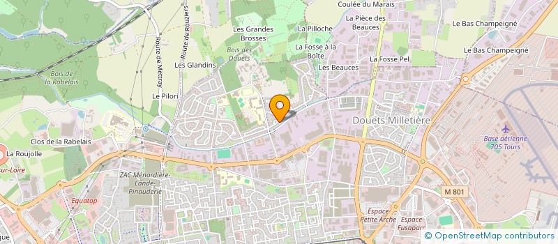 localisation de l'entreprise MONSIEUR BRUNO REFFAY  TOURS