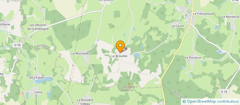 localisation de l'entreprise MONSIEUR BRUNO REGNIER à BONNAT