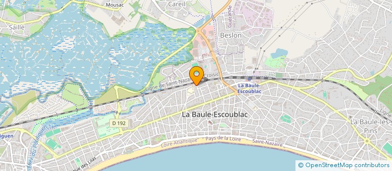 localisation de l'entreprise MONSIEUR BRUNO REIBEL à LA BAULE-ESCOUBLAC
