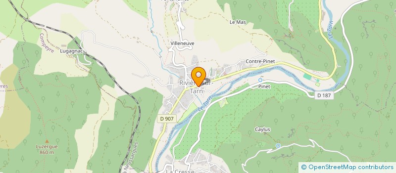 localisation de l'entreprise MONSIEUR BRUNO RELVAS FERREIRA  RIVIERE-SUR-TARN