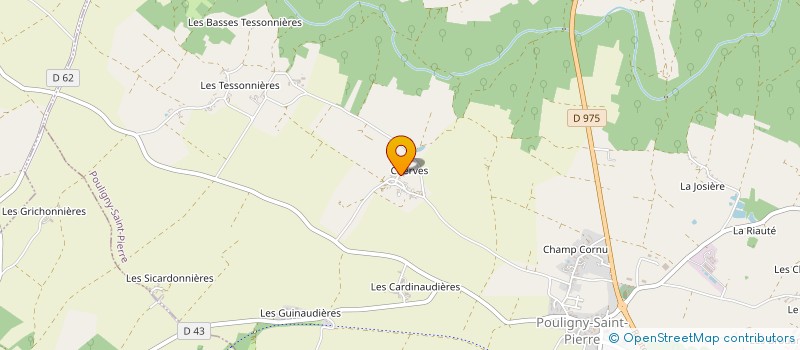 localisation de l'entreprise MONSIEUR BRUNO REMOND à POULIGNY-SAINT-PIERRE