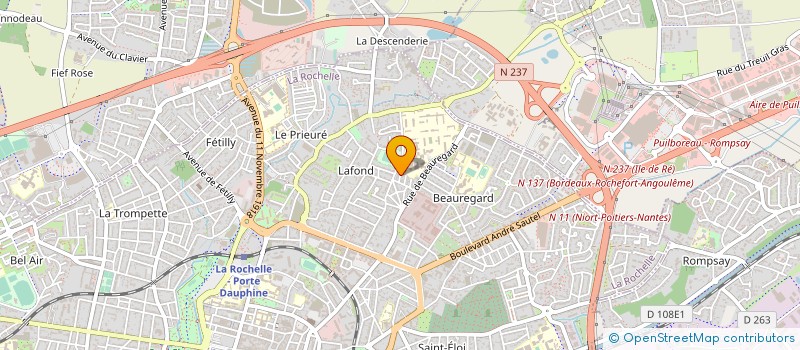 localisation de l'entreprise MONSIEUR BRUNO RENAUD à LA ROCHELLE