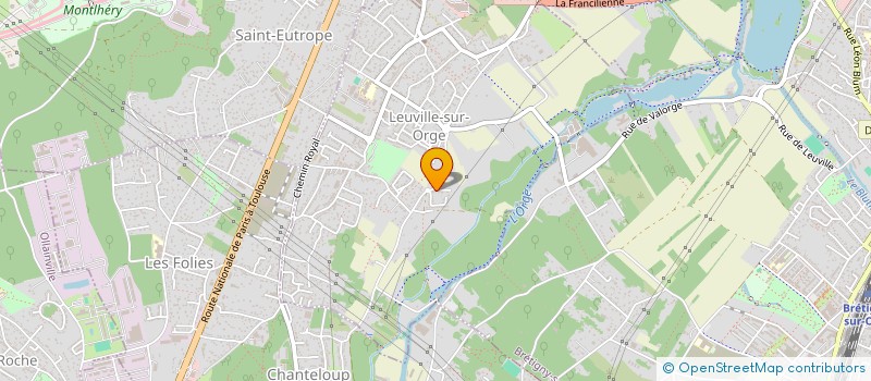 localisation de l'entreprise MONSIEUR BRUNO RENAUDIN à LEUVILLE-SUR-ORGE