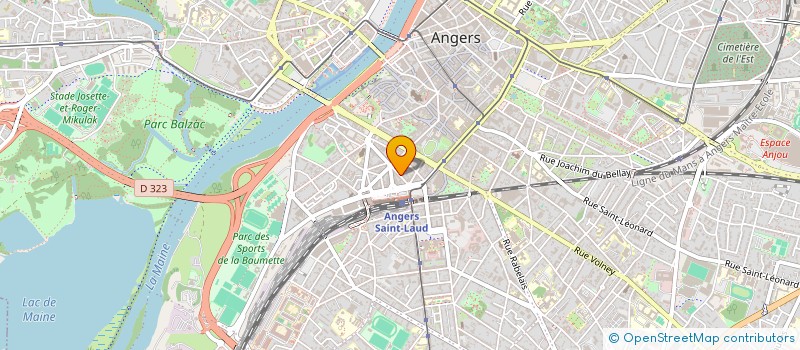 localisation de l'entreprise MONSIEUR BRUNO RENE ROGER à ANGERS