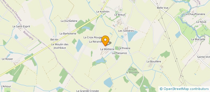 localisation de l'entreprise MONSIEUR BRUNO RENOLLEAU à SAINT-DENIS-LA-CHEVASSE