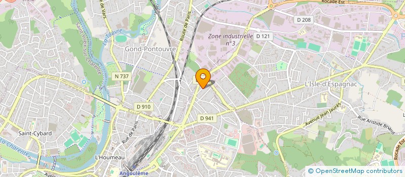 localisation de l'entreprise MONSIEUR BRUNO RENON à ANGOULEME