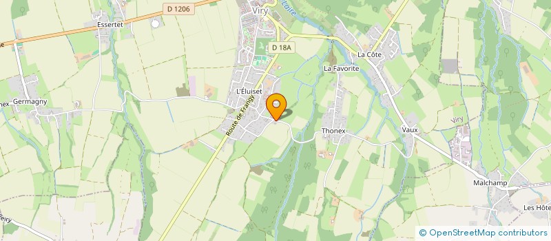 localisation de l'entreprise MONSIEUR BRUNO REPLUMAZ  VIRY