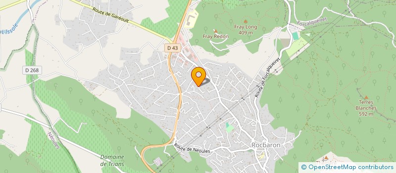 localisation de l'entreprise MONSIEUR BRUNO RETAUX  ROCBARON