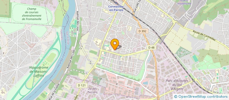 localisation de l'entreprise MONSIEUR BRUNO REY à CORMEILLES-EN-PARISIS