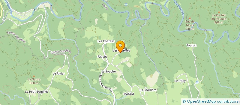 localisation de l'entreprise MONSIEUR BRUNO REYMOND  LAPTE