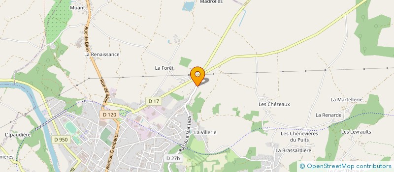 localisation de l'entreprise MONSIEUR BRUNO REYNAERT à LE BLANC