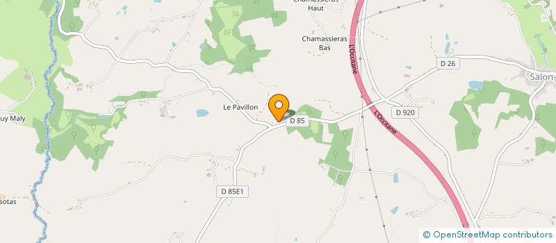 localisation de l'entreprise MONSIEUR BRUNO REYROLLE  LAMONGERIE