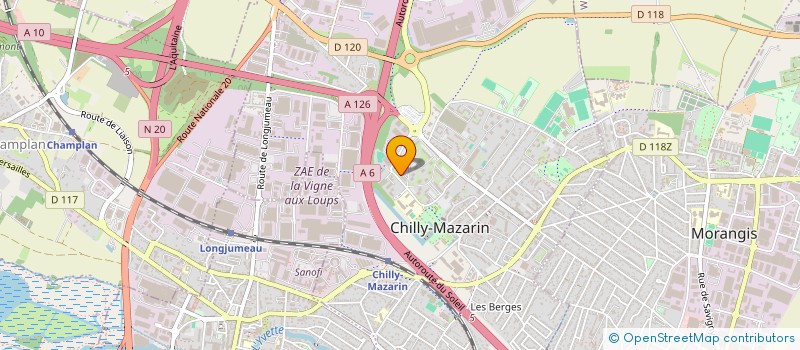 localisation de l'entreprise MONSIEUR BRUNO RIBEIRO DA SILVA à CHILLY-MAZARIN
