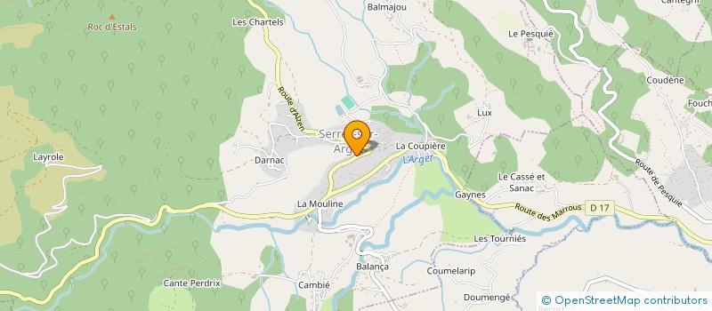 localisation de l'entreprise MONSIEUR BRUNO RIBEIRO DE MELO GOMES à SERRES-SUR-ARGET