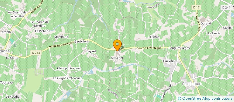 localisation de l'entreprise MONSIEUR BRUNO RICHARD  MONTAGNE