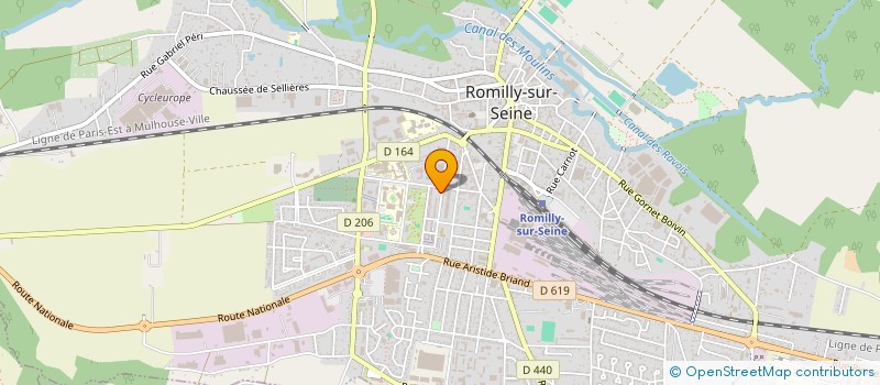 localisation de l'entreprise MONSIEUR BRUNO RICHARD  ROMILLY-SUR-SEINE