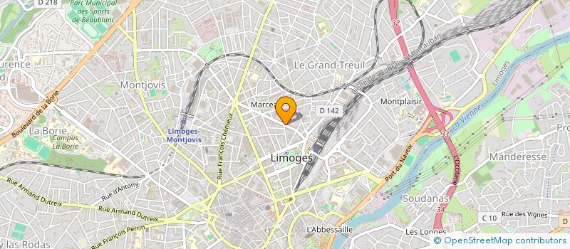 localisation de l'entreprise MONSIEUR BRUNO RICHARD à LIMOGES