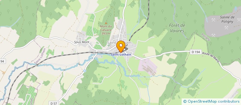 localisation de l'entreprise MONSIEUR BRUNO RICHARD  SAINT-LOTHAIN