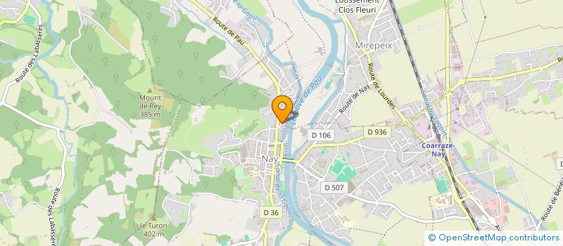 localisation de l'entreprise MONSIEUR BRUNO RICHARD  NAY