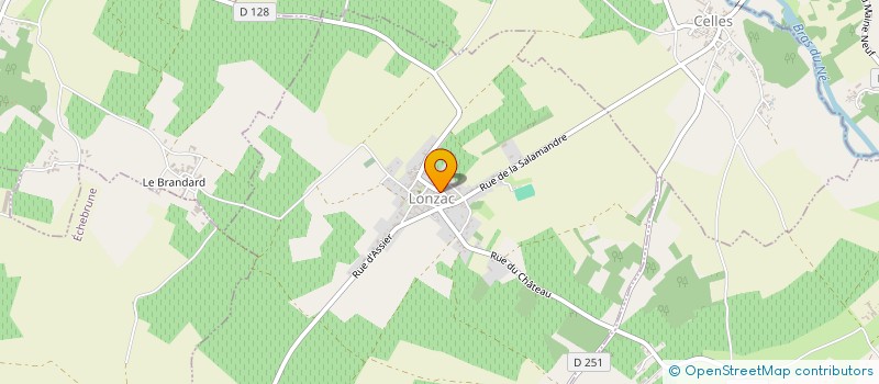 localisation de l'entreprise MONSIEUR BRUNO RICHARD  LONZAC