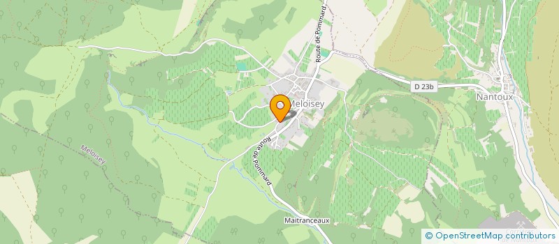 localisation de l'entreprise MONSIEUR BRUNO RICHARD  MELOISEY