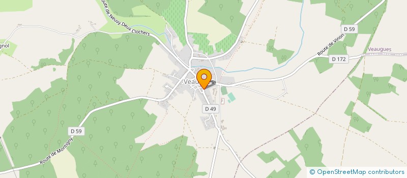 localisation de l'entreprise MONSIEUR BRUNO RICHERT à VEAUGUES