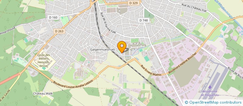 localisation de l'entreprise MONSIEUR BRUNO RIEFFEL  HAGUENAU