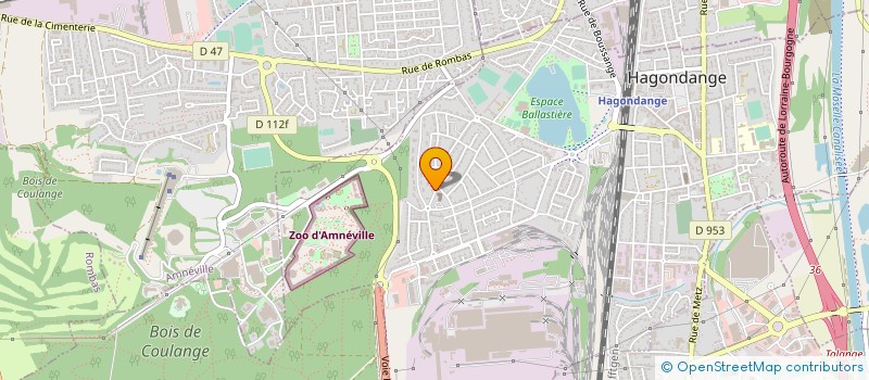 localisation de l'entreprise MONSIEUR BRUNO RIEGER  HAGONDANGE