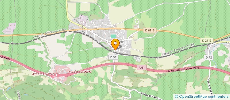 localisation de l'entreprise MONSIEUR BRUNO RIGAUD à CAPENDU