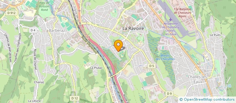 localisation de l'entreprise MONSIEUR BRUNO RIGAUD-MINET  LA RAVOIRE